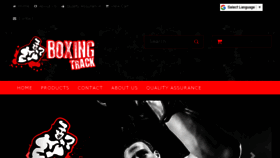 What Boxingtrack.com website looked like in 2018 (6 years ago)