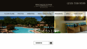 What Broadstone-ranch.com website looked like in 2018 (6 years ago)