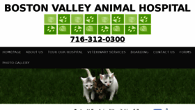 What Bostonvalleyanimalhospital.com website looked like in 2018 (6 years ago)