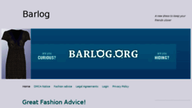What Barlog.org website looked like in 2018 (6 years ago)