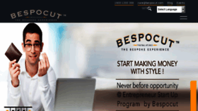 What Bespocut.com website looked like in 2018 (6 years ago)