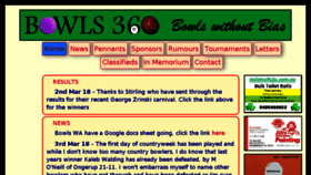 What Bowls360.com.au website looked like in 2018 (6 years ago)