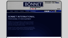What Bonnet-international.com website looked like in 2018 (6 years ago)