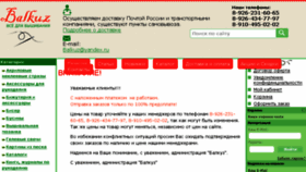 What Balkuz.ru website looked like in 2018 (6 years ago)