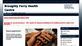 What Broughtyferryhealthcentre.co.uk website looked like in 2018 (6 years ago)