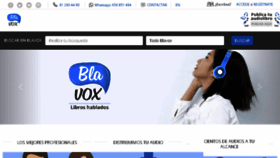 What Blavox.com website looked like in 2018 (6 years ago)