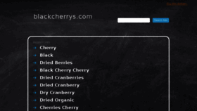 What Blackcherrys.com website looked like in 2018 (6 years ago)