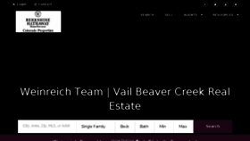 What Beavercreekmtnrealestate.com website looked like in 2018 (6 years ago)