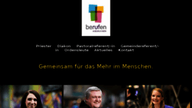 What Berufen.de website looked like in 2018 (6 years ago)