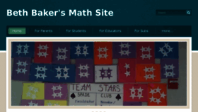 What Bethbakermath.com website looked like in 2018 (6 years ago)