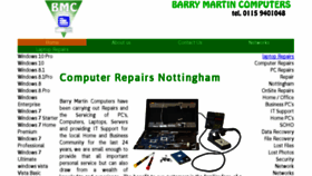 What Barry-martin-computers.com website looked like in 2018 (6 years ago)