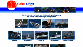 What Budgetsailing.com website looked like in 2018 (6 years ago)