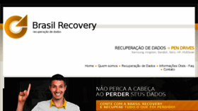 What Brasilrecovery.com.br website looked like in 2018 (6 years ago)