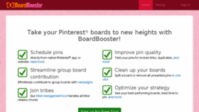 What Boardbooster.com website looked like in 2018 (6 years ago)
