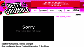 What Bettygrumble.com website looked like in 2018 (6 years ago)