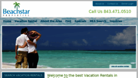 What Beachstarproperties.com website looked like in 2018 (6 years ago)