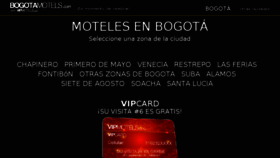 What Bogotamotels.com website looked like in 2018 (6 years ago)