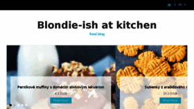 What Blondieishatkitchen.com website looked like in 2018 (6 years ago)