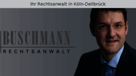 What Buschmann-rechtsanwalt.de website looked like in 2018 (6 years ago)