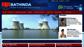 What Bathindapolice.in website looked like in 2018 (6 years ago)
