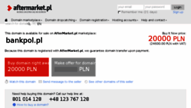 What Bankpol.pl website looked like in 2018 (6 years ago)