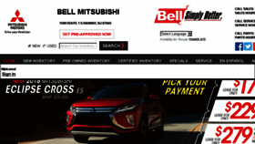 What Bellmitsubishi.com website looked like in 2018 (6 years ago)