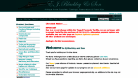 What Blackleyandson.com website looked like in 2018 (6 years ago)