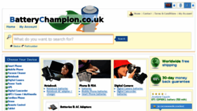 What Batterychampion.co.uk website looked like in 2018 (6 years ago)