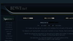 What Bdwf.net website looked like in 2018 (6 years ago)