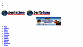 What Beritalima.com website looked like in 2018 (6 years ago)