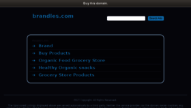 What Brandles.com website looked like in 2018 (6 years ago)