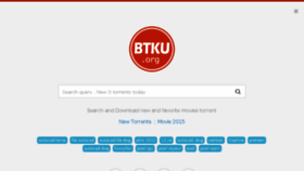 What Btku.org website looked like in 2018 (6 years ago)