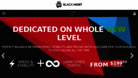 What Black.host website looked like in 2018 (6 years ago)