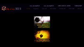 What Bursa303.org website looked like in 2018 (6 years ago)