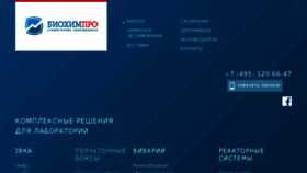 What Biohimpro.ru website looked like in 2018 (6 years ago)