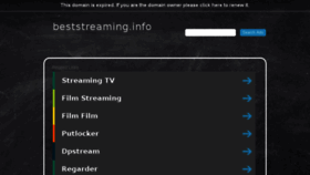 What Beststreaming.info website looked like in 2018 (6 years ago)