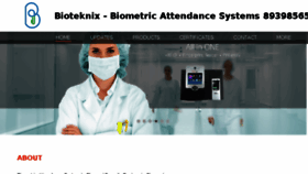 What Bioteknix.in website looked like in 2018 (6 years ago)