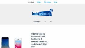 What Batiteknoloji.com website looked like in 2018 (6 years ago)