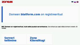 What Blatform.com website looked like in 2018 (6 years ago)