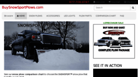 What Buysnowsportplows.com website looked like in 2018 (6 years ago)
