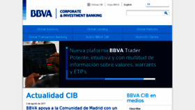 What Bbvacib.com website looked like in 2018 (6 years ago)