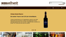 What Bierweltweit.de website looked like in 2018 (6 years ago)