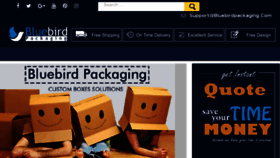What Bluebirdpackaging.com website looked like in 2018 (6 years ago)