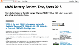 What Batteries18650.com website looked like in 2018 (6 years ago)