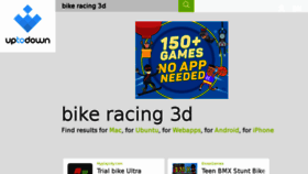 What Bike-racing-3d.en.uptodown.com website looked like in 2018 (6 years ago)