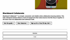 What Blackboardcollaborate.com website looked like in 2018 (6 years ago)