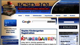 What Bcsd101.com website looked like in 2018 (6 years ago)