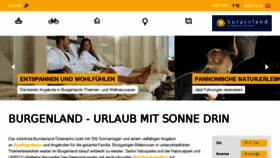 What Burgenland.info website looked like in 2018 (6 years ago)