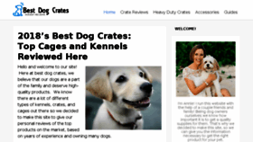 What Bestdogcrates.net website looked like in 2018 (6 years ago)