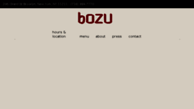 What Bozubrooklyn.com website looked like in 2018 (6 years ago)
